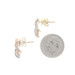 Le Vian Diamond Drop Earrings - Yellow Gold 14k Round .40ctw Intertwined Ribbons Le Vian Diamond Drop Earrings - Yellow Gold 14k Round .40ctw Intertwined Ribbons