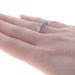 White Gold Topaz Diamond Ring - 10k Oval .64ctw Three-Stone White Gold Topaz Diamond Ring - 10k Oval .64ctw Three-Stone
