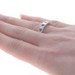 White Gold Black Diamond Five-Stone Hammered Band 14k .50ctw WedRing Sz6 Treated White Gold Black Diamond Five-Stone Hammered Band 14k .50ctw WedRing Sz6 Treated