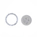White Gold Black Diamond Five-Stone Hammered Band 14k .50ctw WedRing Sz6 Treated White Gold Black Diamond Five-Stone Hammered Band 14k .50ctw WedRing Sz6 Treated