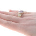 Yellow Gold Amethyst Diamond Ring - 14k Oval 3.30ctw Yellow Gold Amethyst Diamond Ring - 14k Oval 3.30ctw