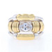 Sterling Cubic Zirconia Cocktail Solitaire Ring 925 18kGold Oval 1.32ctEast-West Sterling Cubic Zirconia Cocktail Solitaire Ring 925 18kGold Oval 1.32ctEast-West