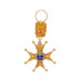 Yellow Gold Order of Saint Gregory the Great Medal - 18k Enamel Catholic Faith Yellow Gold Order of Saint Gregory the Great Medal - 18k Enamel Catholic Faith