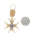 Yellow Gold Order of Saint Gregory the Great Medal - 18k Enamel Catholic Faith Yellow Gold Order of Saint Gregory the Great Medal - 18k Enamel Catholic Faith
