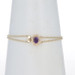 Richard Glatter Amethyst Starter Slide Charm Bracelet 8" Yellow Gold 14k 1.25ct Richard Glatter Amethyst Starter Slide Charm Bracelet 8" Yellow Gold 14k 1.25ct
