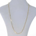 Yellow Gold Cubic Zirconia Paperclip Chain Necklace - 10k Rnd 1.95ctw Adjustable Yellow Gold Cubic Zirconia Paperclip Chain Necklace - 10k Rnd 1.95ctw Adjustable