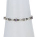 Lagos Caviar Amethyst Link Bracelet 7 1/2" Sterling 925 Yellow Gold 18k Baguette Lagos Caviar Amethyst Link Bracelet 7 1/2" Sterling 925 Yellow Gold 18k Baguette