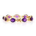 Yellow Gold Amethyst Diamond Link Bracelet 7 1/4" - 18k Oval 32.78ctw Yellow Gold Amethyst Diamond Link Bracelet 7 1/4" - 18k Oval 32.78ctw