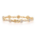 Yellow Gold Diamond Link Bracelet 7" -14k Round Brilliant 5.40ctw Flower Garland Yellow Gold Diamond Link Bracelet 7" -14k Round Brilliant 5.40ctw Flower Garland