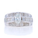 White Gold Diamond All-In-One Engagement Ring - 14k Marquise 1.65ctw Wedding Sz9 White Gold Diamond All-In-One Engagement Ring - 14k Marquise 1.65ctw Wedding Sz9