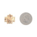 Yellow Gold Sigma Pi Vintage Badge - 14k Emerald Ruby Pearl Fraternity Pin Yellow Gold Sigma Pi Vintage Badge - 14k Emerald Ruby Pearl Fraternity Pin