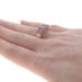 Yellow Gold Lab-Created Color Change Sapphire Three-Stone Ring 10k Oval 3.55ctw Yellow Gold Lab-Created Color Change Sapphire Three-Stone Ring 10k Oval 3.55ctw