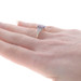 Yellow Gold Tanzanite White Topaz Ring - 14k Oval 2.15ctw Yellow Gold Tanzanite White Topaz Ring - 14k Oval 2.15ctw
