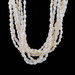 Yellow Gold Cultured Freshwater Pearl Nine-Strand Necklace 17 1/4" - 14k Yellow Gold Cultured Freshwater Pearl Nine-Strand Necklace 17 1/4" - 14k
