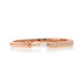 Rose Gold Pavé Diamond Oval Bangle Bracelet 6 3/4" - 18k Round Brilliant 3.78ctw Rose Gold Pavé Diamond Oval Bangle Bracelet 6 3/4" - 18k Round Brilliant 3.78ctw