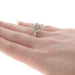 Yellow Gold Diamond Flower Cluster Ring - 14k Round Brilliant .40ctw Blossom Yellow Gold Diamond Flower Cluster Ring - 14k Round Brilliant .40ctw Blossom