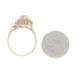 Yellow Gold Diamond Cluster Cocktail Bypass Ring - 14k Round .62ctw Swirl Loop Yellow Gold Diamond Cluster Cocktail Bypass Ring - 14k Round .62ctw Swirl Loop
