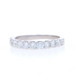 White Gold Diamond Wedding Band - 14k Round Brilliant .70ctw Ring White Gold Diamond Wedding Band - 14k Round Brilliant .70ctw Ring
