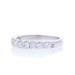 White Gold Diamond Wedding Band - 14k Round Brilliant .70ctw Ring White Gold Diamond Wedding Band - 14k Round Brilliant .70ctw Ring