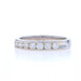 White Gold Diamond Wedding Band - 14k Round Brilliant .77ctw Channel Set Ring White Gold Diamond Wedding Band - 14k Round Brilliant .77ctw Channel Set Ring