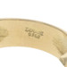 Yellow Gold Diamond Cluster Band - 18k Round Brilliant .10ctw Link Ring Yellow Gold Diamond Cluster Band - 18k Round Brilliant .10ctw Link Ring