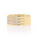 Yellow Gold Diamond Cluster Band - 18k Round .60ctw Channel Set Comfort Fit Ring Yellow Gold Diamond Cluster Band - 18k Round .60ctw Channel Set Comfort Fit Ring