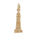 Yellow Gold Lighthouse Charm - 14k Beach Ocean Sea Yellow Gold Lighthouse Charm - 14k Beach Ocean Sea