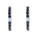 Roberto Coin Sapphire Diamond Inside-Out Hoop Earrings White Gold 18k Rnd2.16ctw Roberto Coin Sapphire Diamond Inside-Out Hoop Earrings White Gold 18k Rnd2.16ctw