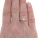 Yellow Gold Diamond Vintage Solitaire Engagement Ring -14k Round Brilliant .34ct