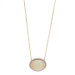 Yellow Gold Opal & Diamond Halo Necklace 14k Oval Cab 3.84ctw East-West Adjust Yellow Gold Opal & Diamond Halo Necklace 14k Oval Cab 3.84ctw East-West Adjust