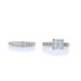 White Gold Diamond Cluster Engagement Ring Wedding Band 14k Princess 3.00ctw Sz8 White Gold Diamond Cluster Engagement Ring Wedding Band 14k Princess 3.00ctw Sz8