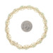 Yellow Gold Emerald & Diamond Halo Link Bracelet 7" - 14k Oval 11.39ctw Floral Yellow Gold Emerald & Diamond Halo Link Bracelet 7" - 14k Oval 11.39ctw Floral