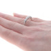Platinum Diamond Vintage Five-Stone Wedding Band - 900 Rnd.50ctw Knife-Edge Ring Platinum Diamond Vintage Five-Stone Wedding Band - 900 Rnd.50ctw Knife-Edge Ring