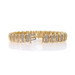 Yellow Gold Diamond Cluster Link Bracelet 7" - 10k Round Brilliant 5.00ctw Yellow Gold Diamond Cluster Link Bracelet 7" - 10k Round Brilliant 5.00ctw