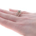 Rose Gold Chrome Diopside Diamond Crossover Ring - 10k Cushion 1.62ctw Rose Gold Chrome Diopside Diamond Crossover Ring - 10k Cushion 1.62ctw