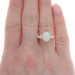Yellow Gold Opal Diamond Ring - 14k Oval Cabochon 1.86ctw Yellow Gold Opal Diamond Ring - 14k Oval Cabochon 1.86ctw