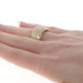 Yellow Gold Pavé Diamond Cluster Cocktail Band - 18k Single Cut .50ctw Ring Yellow Gold Pavé Diamond Cluster Cocktail Band - 18k Single Cut .50ctw Ring