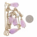 Yellow Gold Amethyst Pearl Edwardian Dangle Necklace 14 3/4" -15k Carved Antique Yellow Gold Amethyst Pearl Edwardian Dangle Necklace 14 3/4" -15k Carved Antique