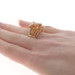 Bellarri Citrine & Diamond Ring - Yellow Gold 18k Cushion Scalloped Edge Sz 8 Bellarri Citrine & Diamond Ring - Yellow Gold 18k Cushion Scalloped Edge Sz 8