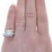Gabriel & Co. Semi-Mount Halo Engagement Ring White Gold 14k Cush Rnd CZ Dias. Gabriel & Co. Semi-Mount Halo Engagement Ring White Gold 14k Cush Rnd CZ Dias.