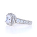 Gabriel & Co. Semi-Mount Halo Engagement Ring White Gold 14k Cush Rnd CZ Dias. Gabriel & Co. Semi-Mount Halo Engagement Ring White Gold 14k Cush Rnd CZ Dias.