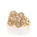 Sonia B. Flex Diamond Cluster Halo Cocktail Band Yellow Gold 14k 1.25ctw Ring6.5 Sonia B. Flex Diamond Cluster Halo Cocktail Band Yellow Gold 14k 1.25ctw Ring6.5