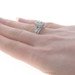 White Gold Diamond Halo Engagement Ring & Wedding Band 14k Emerald & Rnd 2.00ctw White Gold Diamond Halo Engagement Ring & Wedding Band 14k Emerald & Rnd 2.00ctw