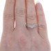White Gold Diamond Enhancer Wedding Band - 10k Round Brilliant .30ctw Guard Ring White Gold Diamond Enhancer Wedding Band - 10k Round Brilliant .30ctw Guard Ring