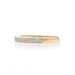 Yellow Gold Diamond Wedding Band - 14k Single Cut .10ctw Ring Yellow Gold Diamond Wedding Band - 14k Single Cut .10ctw Ring