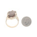 Yellow Gold Fire Agate Cocktail Solitaire Ring - 14k Oval Cabochon Yellow Gold Fire Agate Cocktail Solitaire Ring - 14k Oval Cabochon