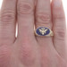 Yellow Gold Lapis Lazuli Russian Imperial Eagle Men's Ring - 14k Coat of Arms Yellow Gold Lapis Lazuli Russian Imperial Eagle Men's Ring - 14k Coat of Arms
