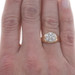 Yellow Gold Diamond Men's Ring - 14k Round Brilliant .25ctw Floral Cluster Yellow Gold Diamond Men's Ring - 14k Round Brilliant .25ctw Floral Cluster