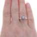White Gold Cultured Pearl & Diamond Ring - 14k Round Brilliant .10ctw White Gold Cultured Pearl & Diamond Ring - 14k Round Brilliant .10ctw