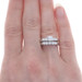 White Gold Diamond Engagement Ring & Wedding Band - 14k Round Brilliant 1.03ctw White Gold Diamond Engagement Ring & Wedding Band - 14k Round Brilliant 1.03ctw